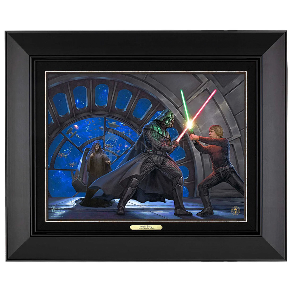 Star Wars Return of the Jedi "A Son's Destiny" Thomas Kinkade Framed Canvas (ONLINE ORDER ONLY)