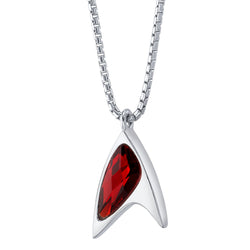 Star Trek X RockLove Red Crystal Delta Pendant (ONLINE ORDER ONLY)