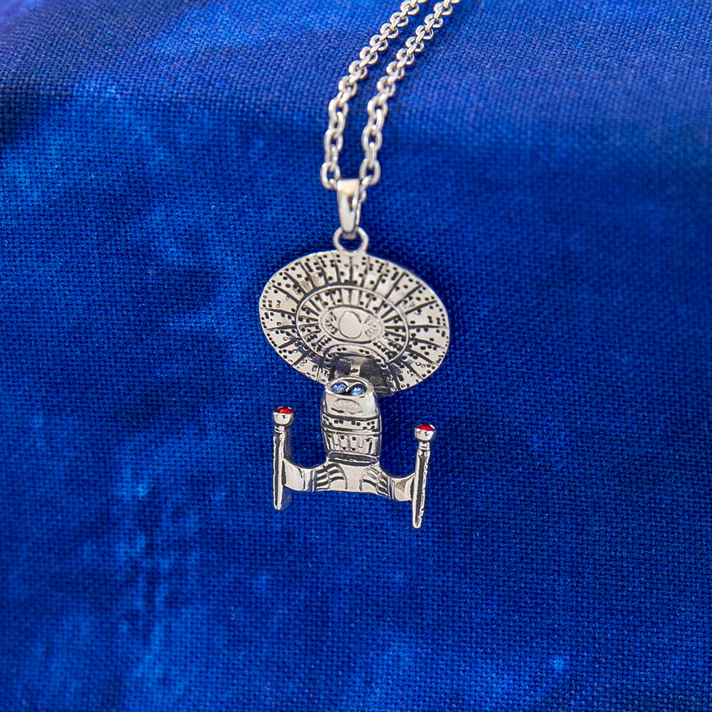 Star Trek X RockLove USS ENTERPRISE-D Starship Necklace (ONLINE ORDER ONLY)