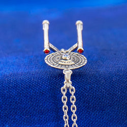 Star Trek X RockLove USS ENTERPRISE NCC-1701 Starship Necklace (ONLINE ORDER ONLY)