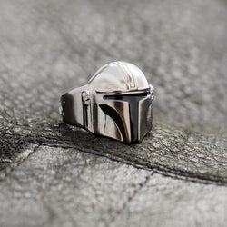 Star Wars X RockLove The Mandalorian Helmet Ring (ONLINE ORDER ONLY)