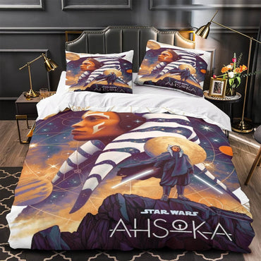 Star Wars Ahsoka Bedding Set Quilt Duvet Cover Without Filler (Online Order Only)