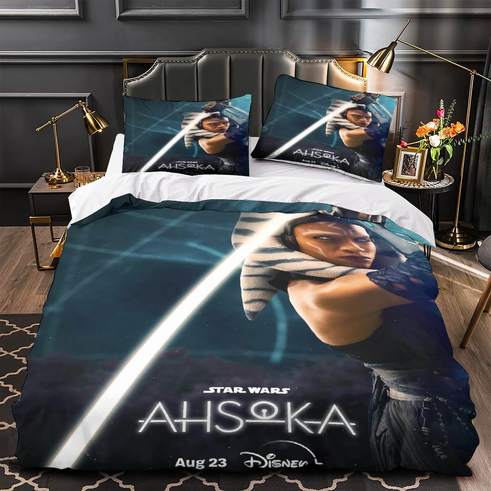 Star Wars Ahsoka Bedding Set Quilt Duvet Cover Without Filler (Online Order Only)