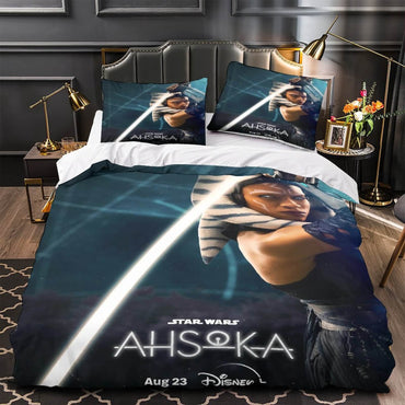 Star Wars Ahsoka Bedding Set Quilt Duvet Cover Without Filler (Online Order Only)