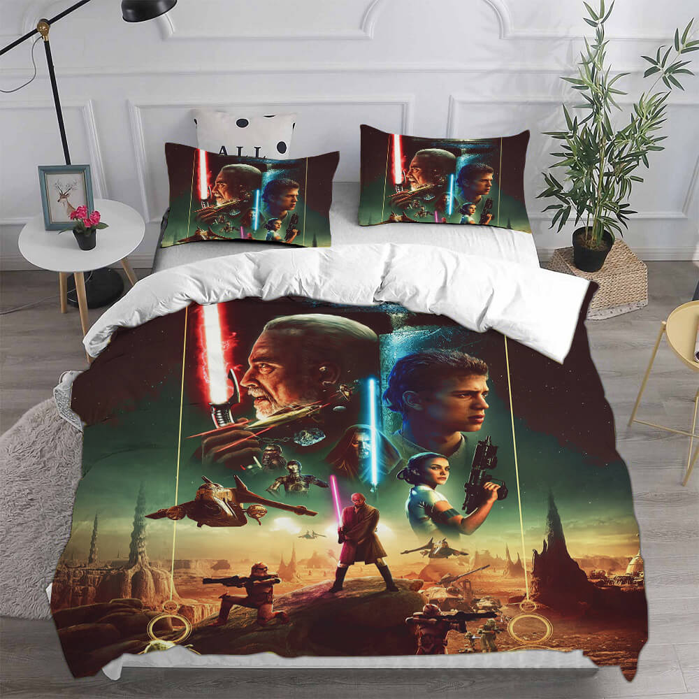 Star Wars Attack of the Clones Bedding Set Quilt Cover Without Filler (Online Order Only)