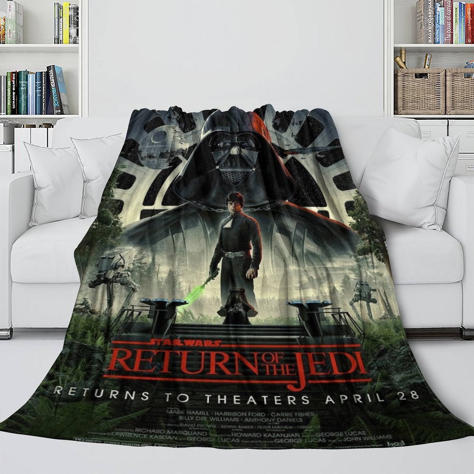 Star Wars Episode Vi Return Of The Jedi Blanket Flannel Throw (Online Order Only)