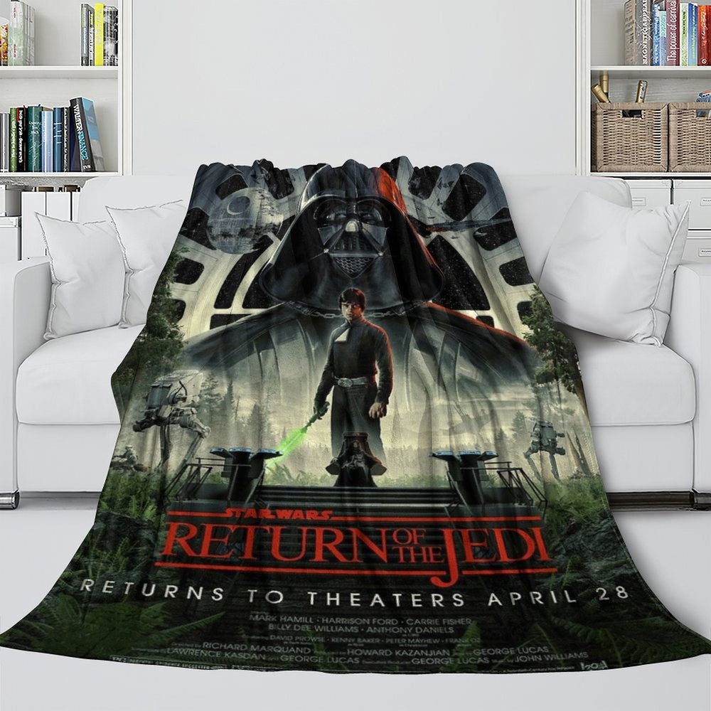 Star Wars Episode Vi Return Of The Jedi Blanket Flannel Throw (Online Order Only)