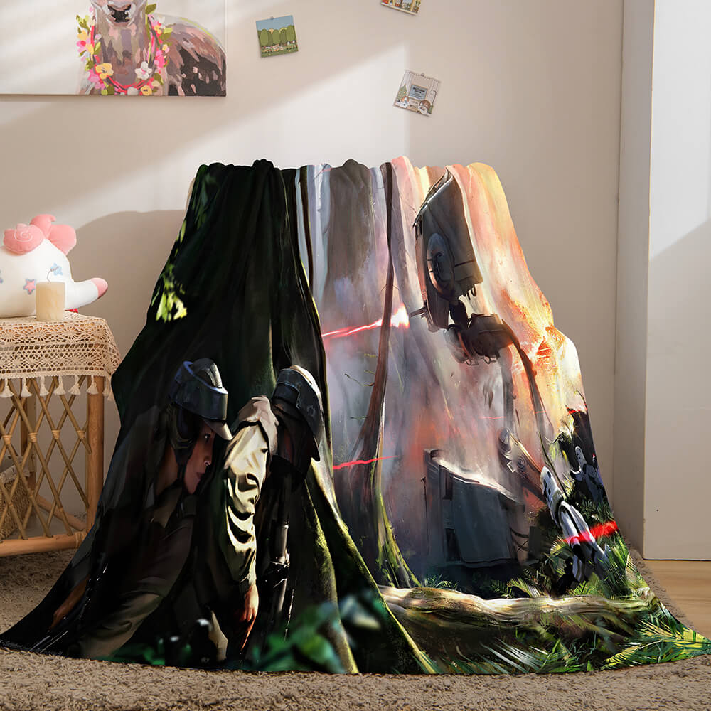 Star Wars Flannel Fleece Throw Blanket (Online Order Only)
