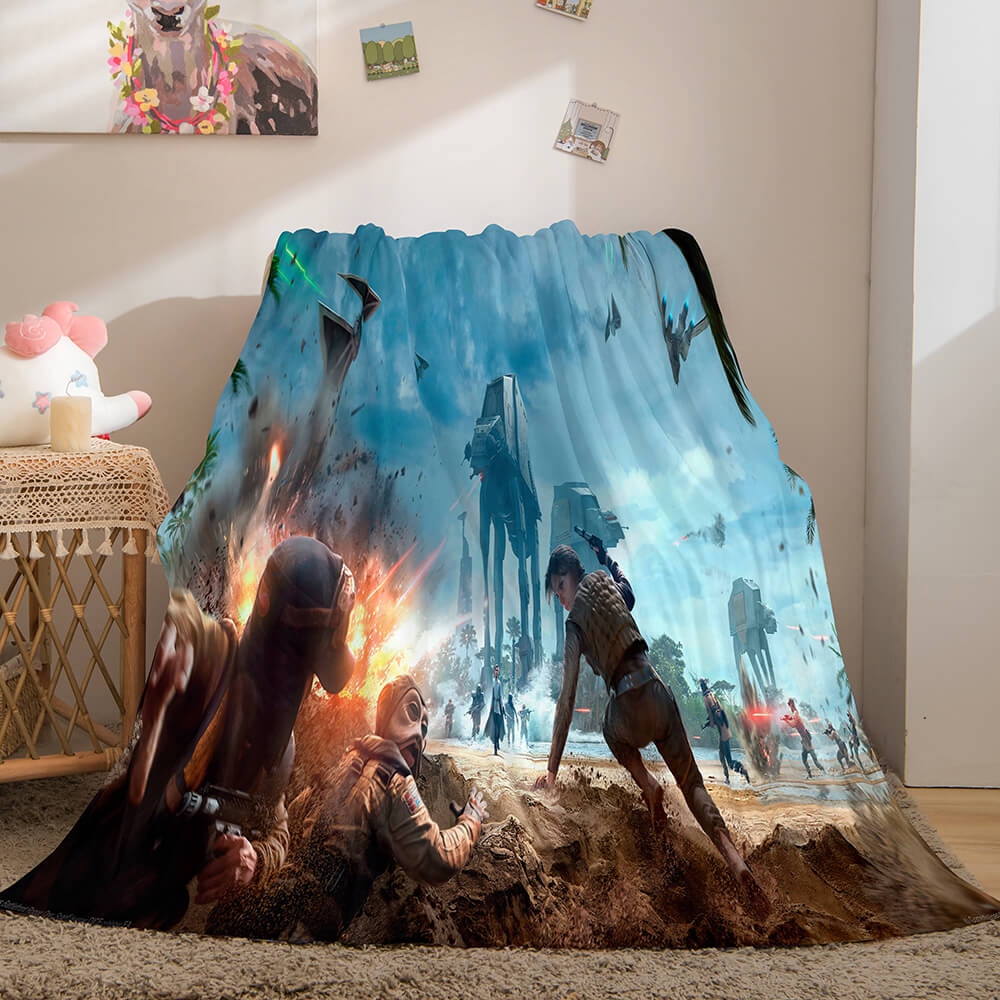 Star Wars Flannel Fleece Throw Blanket (Online Order Only)