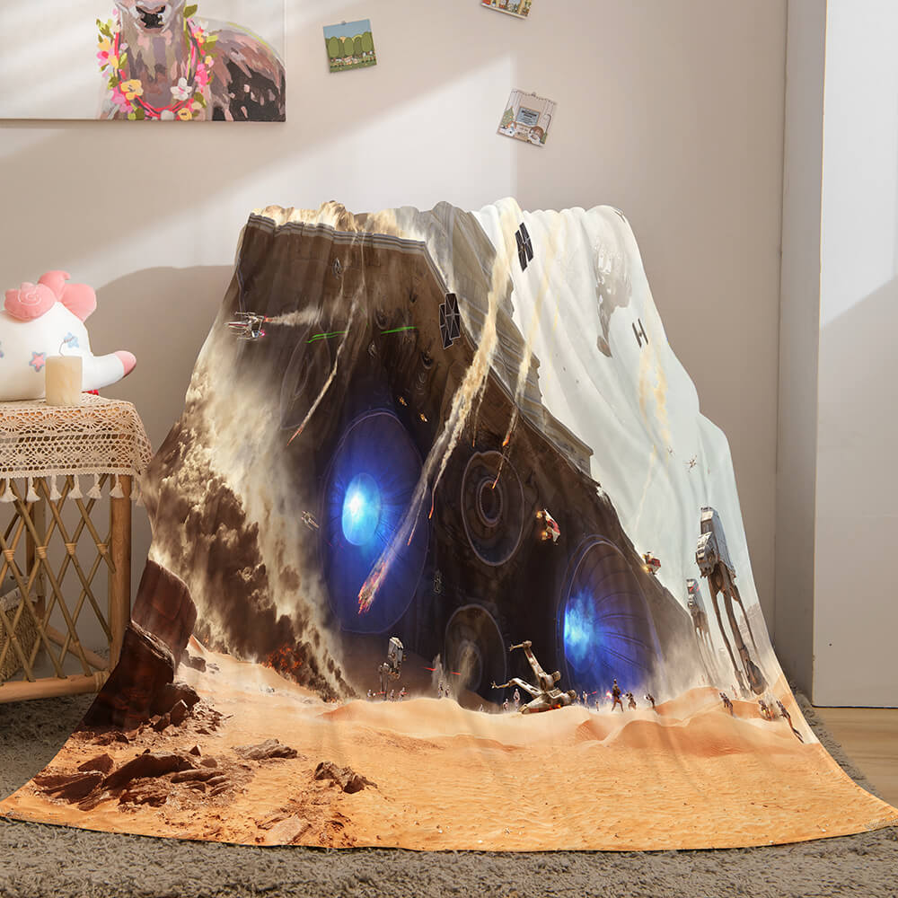 Star Wars Flannel Fleece Throw Blanket (Online Order Only)