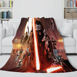 Star Wars Flannel Fleece Throw Cosplay Blanket Shawl Wrap Nap Quilt (Online Order Only)