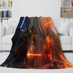 Star Wars Flannel Fleece Throw Cosplay Blanket Shawl Wrap Nap Quilt (Online Order Only)