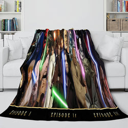 Star Wars Flannel Fleece Throw Cosplay Blanket Shawl Wrap Nap Quilt (Online Order Only)