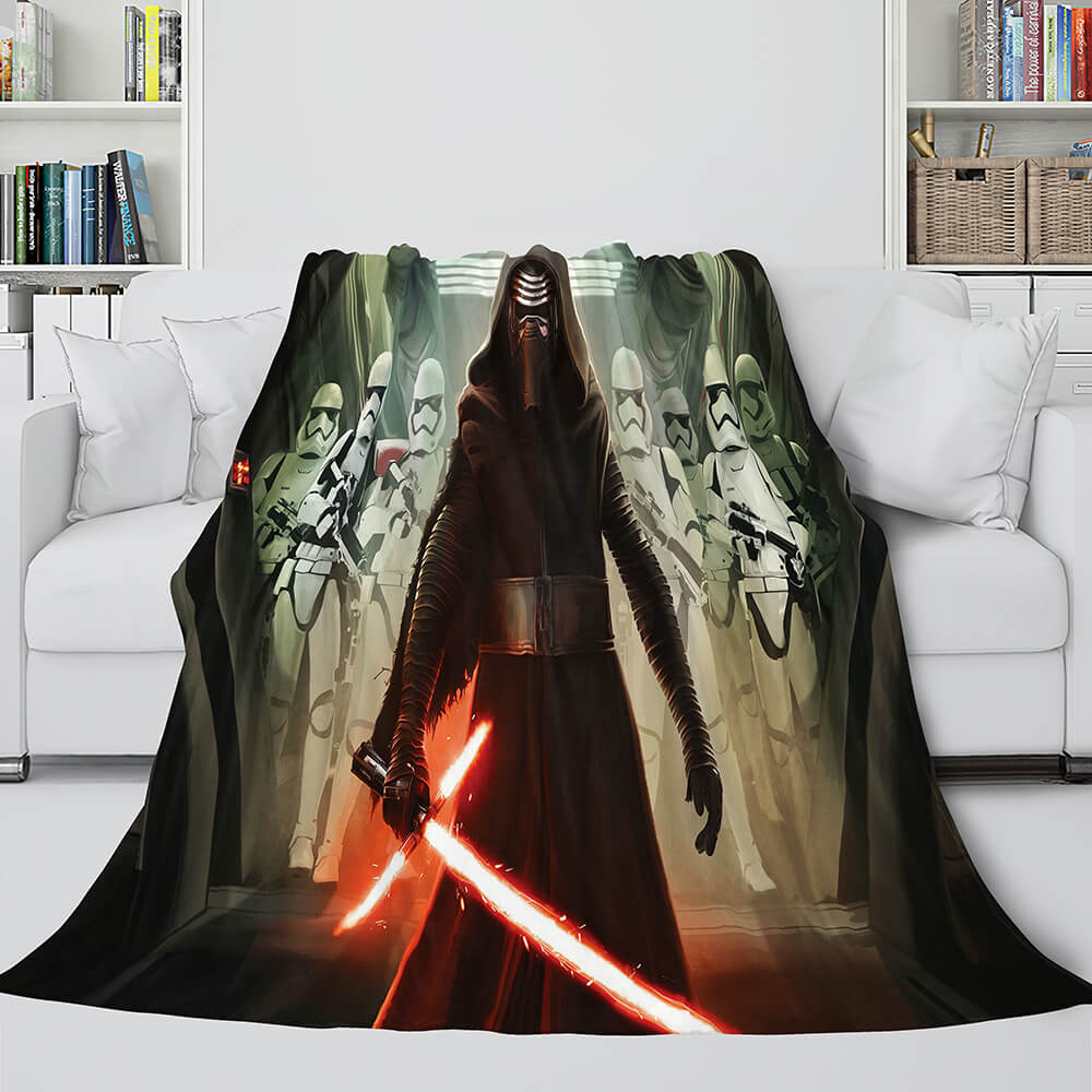 Star Wars Flannel Fleece Throw Cosplay Blanket Shawl Wrap Nap Quilt (Online Order Only)