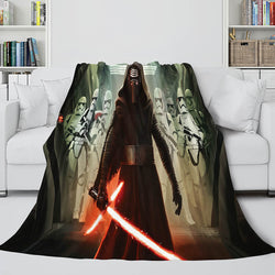 Star Wars Flannel Fleece Throw Cosplay Blanket Shawl Wrap Nap Quilt (Online Order Only)