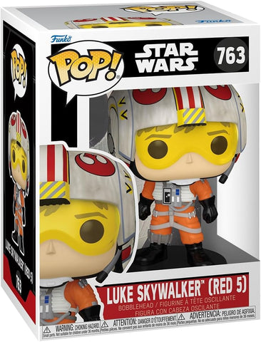Star Wars Luke Red 5 Funko Pop Vinyl Figure #763 with Funko Protector (Online Order Only)