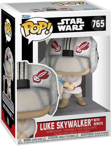 Star Wars Luke with Remote Funko Pop Vinyl Figure #765 with Funko Protector (Online Order Only)