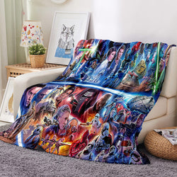 Star Wars Pattern Blanket Flannel Throw Room Decoration (Online Order Only)