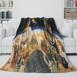 Star Wars Pattern Blanket Flannel Throw Room Decoration (ONLINE ORDER ONLY)