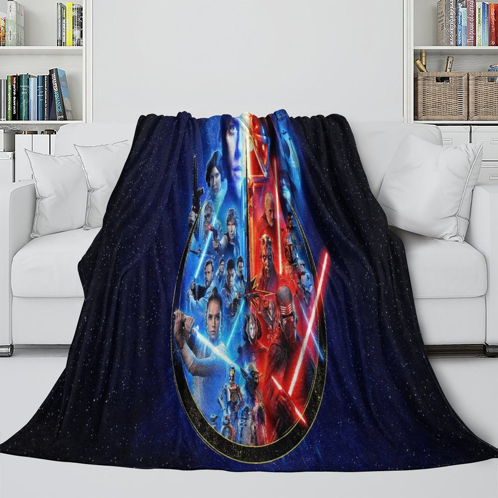 Star Wars Pattern Blanket Flannel Throw Room Decoration (ONLINE ORDER ONLY)