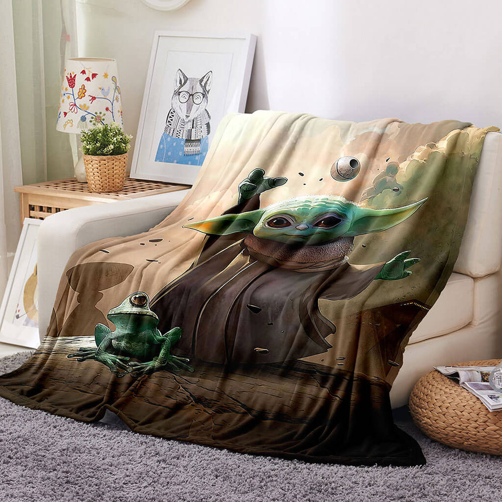 Star Wars Pattern Blanket Flannel Throw Room Decoration (Online Order Only)