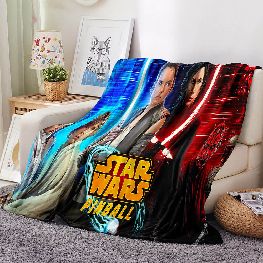 Star Wars Pattern Blanket Flannel Throw Room Decoration (Online Order Only)