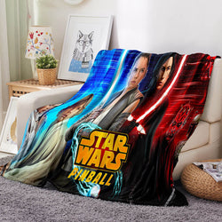 Star Wars Pattern Blanket Flannel Throw Room Decoration (Online Order Only)