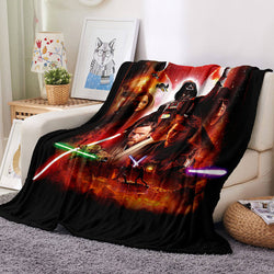 Star Wars Pattern Blanket Flannel Throw Room Decoration (Online Order Only)