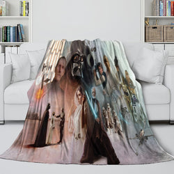 Star Wars Pattern Blanket Flannel Throw Room Decoration (ONLINE ORDER ONLY)