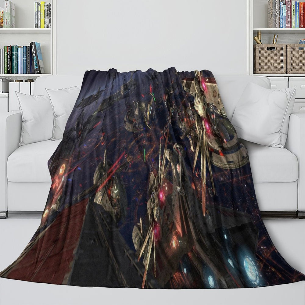 Star Wars Revenge of the Sith Blanket Flannel Throw Room Decoration (ONLINE ORDER ONLY)