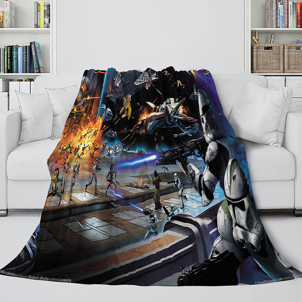 Star Wars Series Flannel Fleece Throw Cosplay Blanket (Online Order Only)