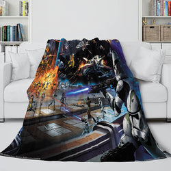 Star Wars Series Flannel Fleece Throw Cosplay Blanket (Online Order Only)