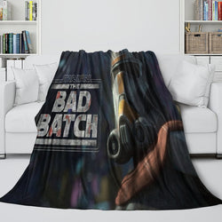 Star Wars The Bad Batch Blanket Flannel Throw (Online Order Only)