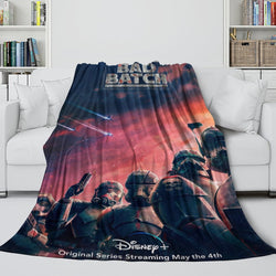 Star Wars The Bad Batch Blanket Flannel Throw (Online Order Only)