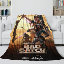 Star Wars The Bad Batch Blanket Flannel Throw (Online Order Only)