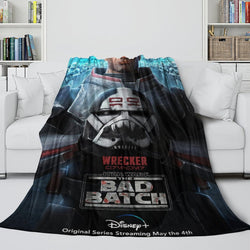 Star Wars The Bad Batch Blanket Flannel Throw (Online Order Only)