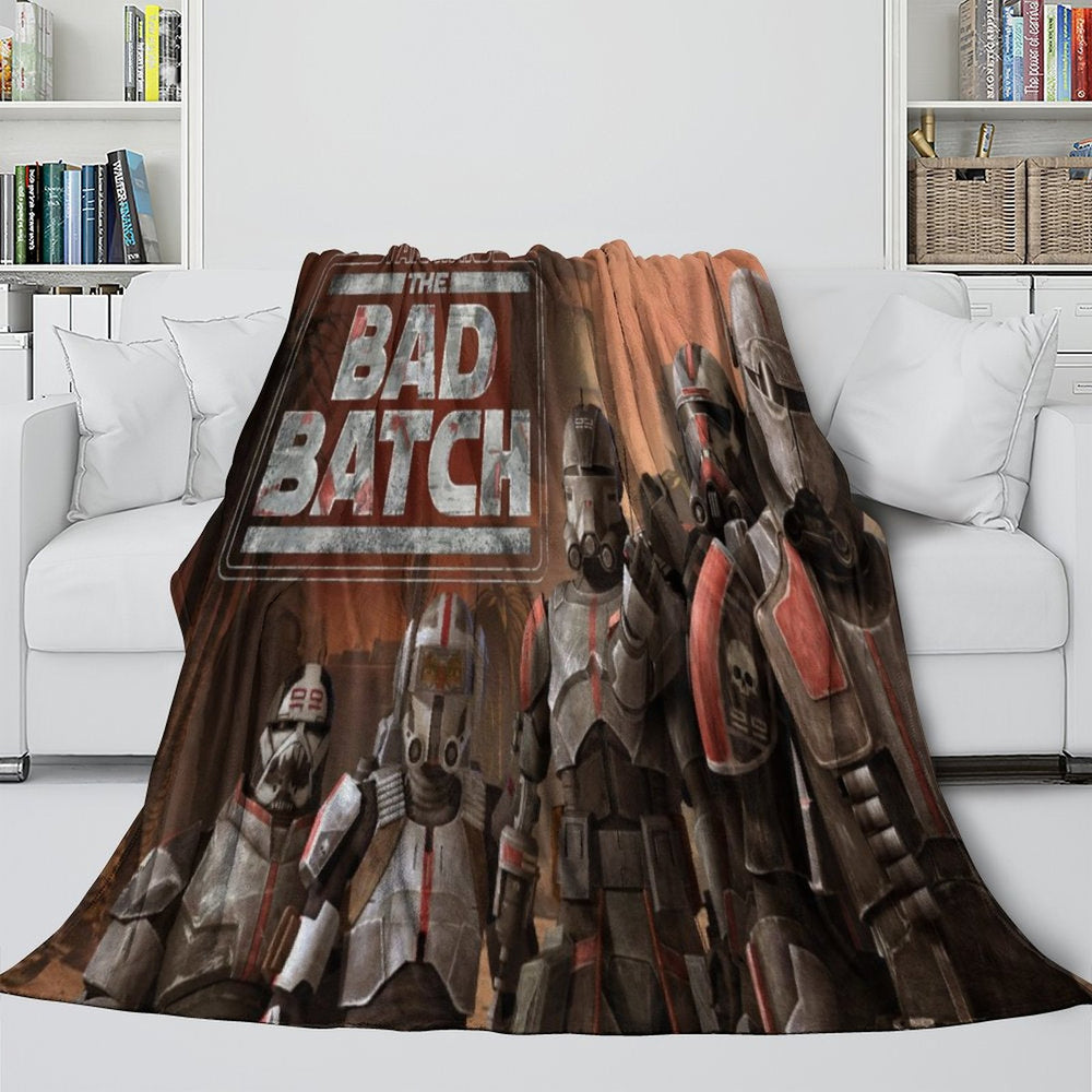 Star Wars The Bad Batch Blanket Flannel Throw (Online Order Only)