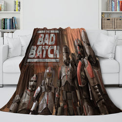 Star Wars The Bad Batch Blanket Flannel Throw (Online Order Only)