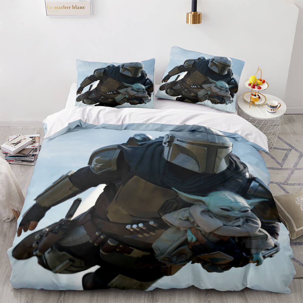 Star Wars The Book of Boba Fett Bedding Set Trailer Stills Duvet Cover (Online Order Only)