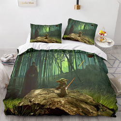 Star Wars The Book of Boba Fett Bedding Set Trailer Stills Duvet Cover (Online Order Only)
