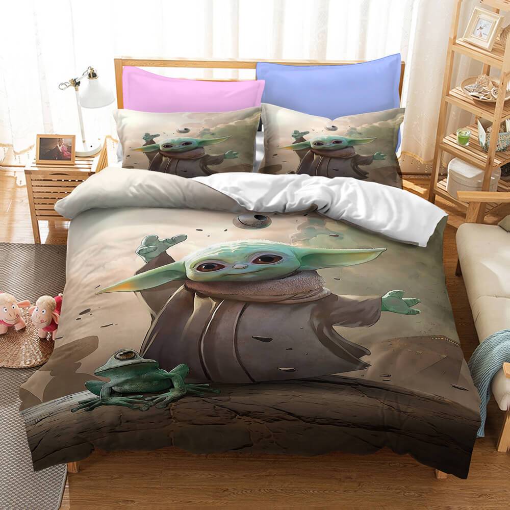 Baby Yoda Bedding Set Duvet Cover Bed Sets (Online Order Only)