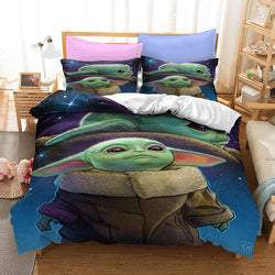 Star Wars The Mandalorian Baby Yoda Bedding Set Duvet Cover Bed Sets (Online Order Only)