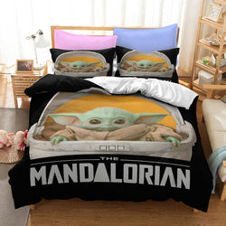 Star Wars The Mandalorian Baby Yoda Bedding Set Duvet Cover Bed Sets (Online Order Only)