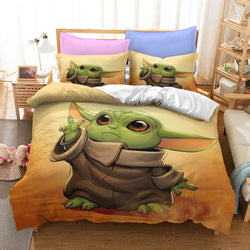 Star Wars The Mandalorian Baby Yoda Bedding Set Duvet Cover Bed Sets (Online Order Only)