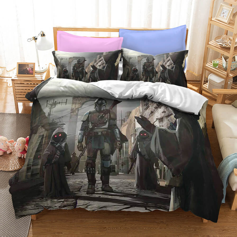Star Wars The Mandalorian Cosplay Bedding Quilt Covers Without Filler (Online Order Only)