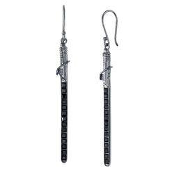 Star Wars X RockLove Darksaber Crystal Lightsaber Earrings (ONLINE ORDER ONLY)