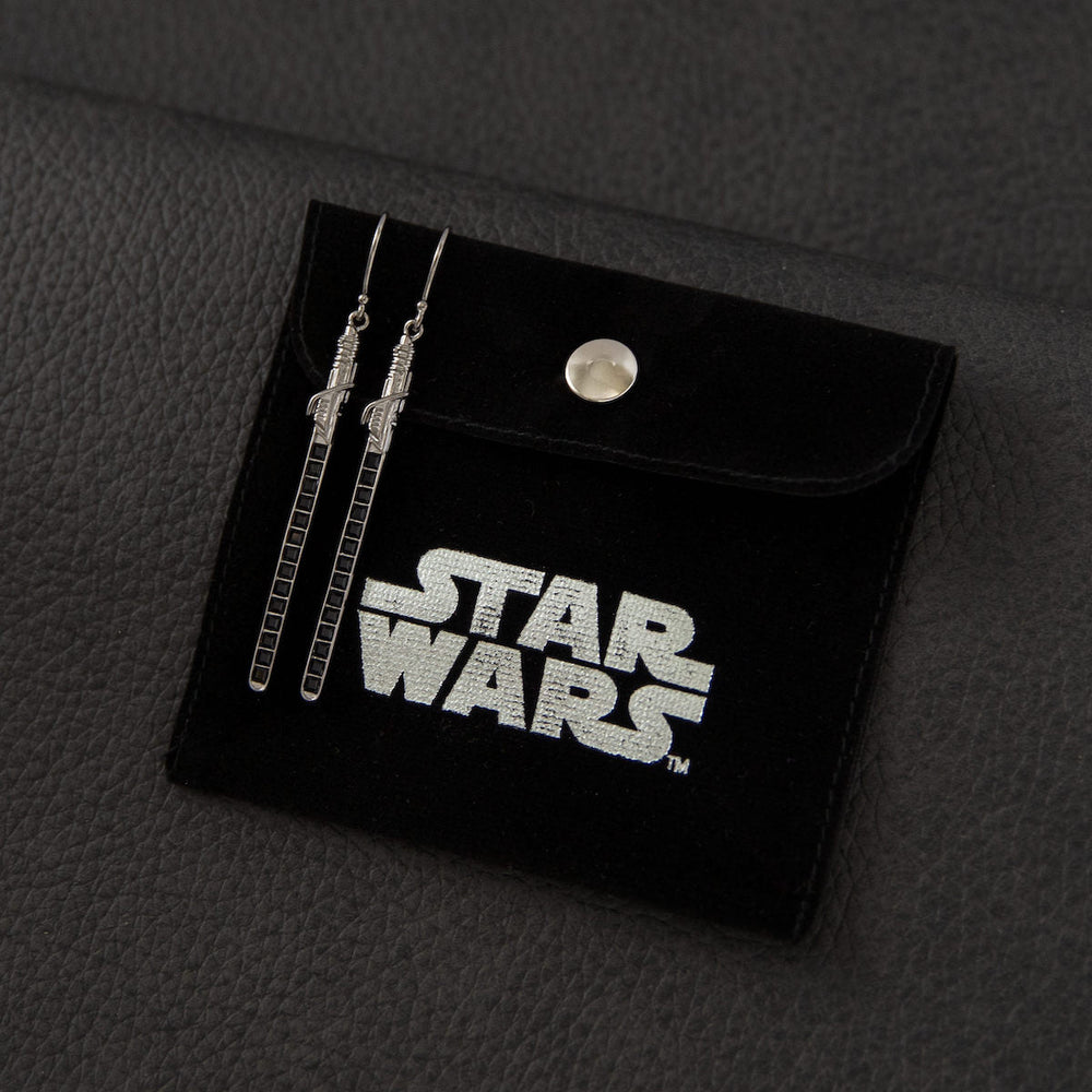 Star Wars X RockLove Darksaber Crystal Lightsaber Earrings (ONLINE ORDER ONLY)