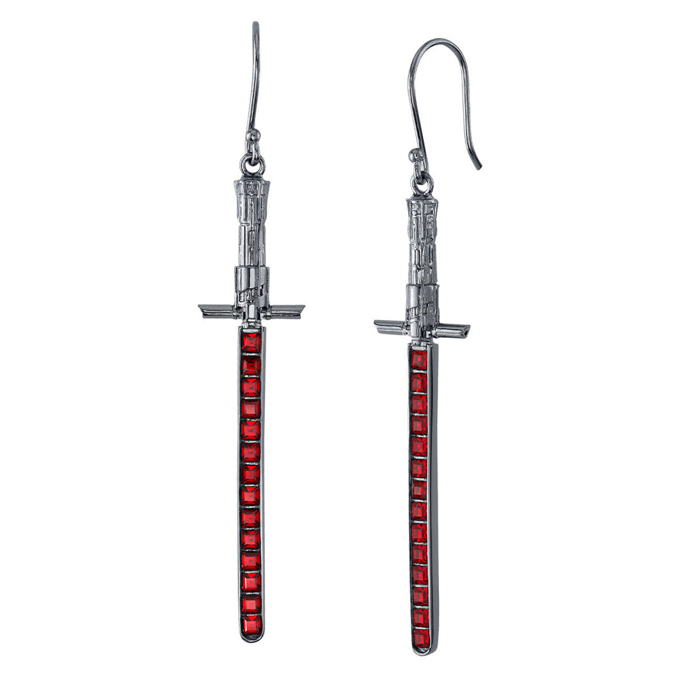 Star Wars X RockLove Kylo Ren Crystal Lightsaber Earrings (ONLINE ORDER ONLY)
