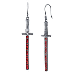Star Wars X RockLove Kylo Ren Crystal Lightsaber Earrings (ONLINE ORDER ONLY)