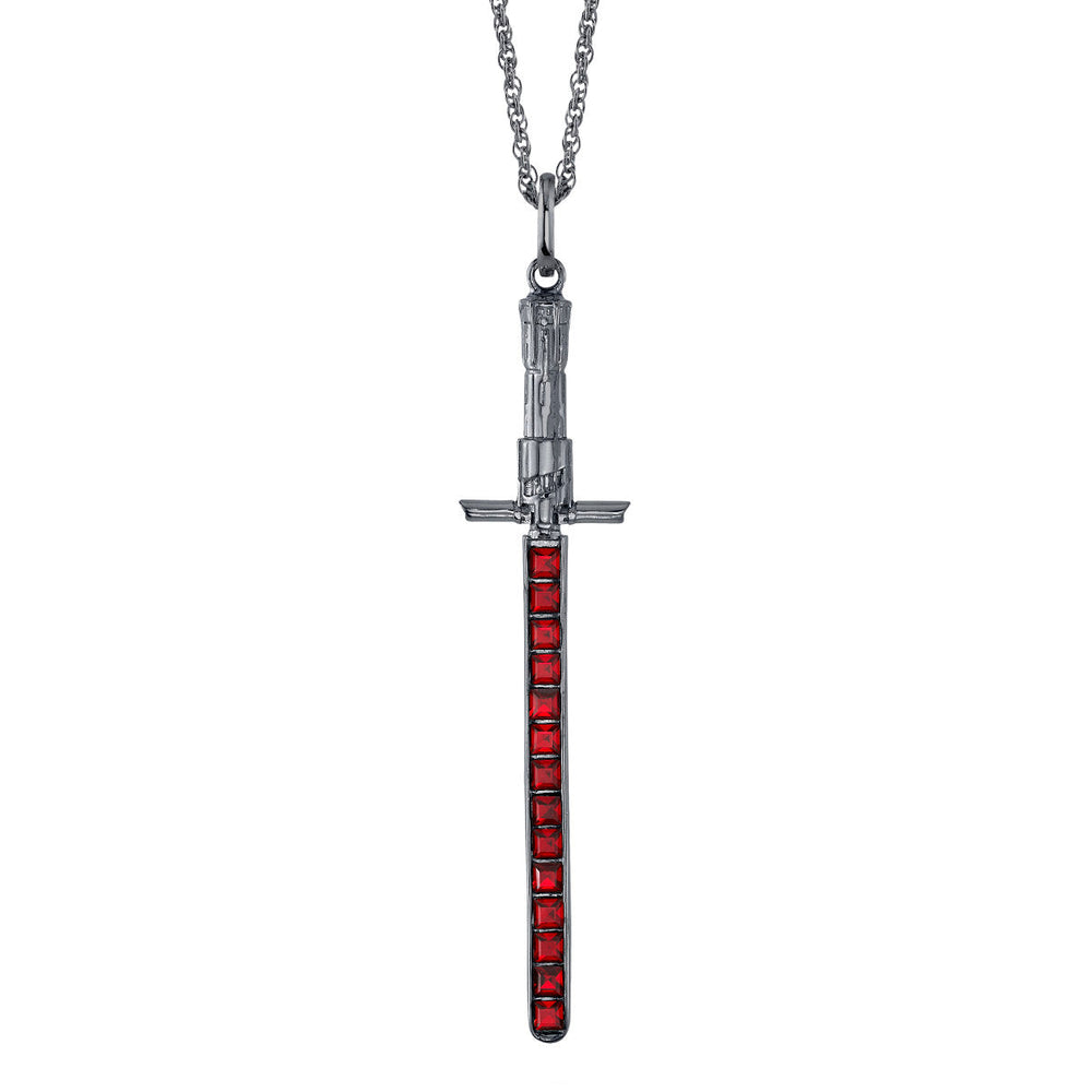 Star Wars X RockLove Kylo Ren Crystal Lightsaber Necklace (ONLINE ORDER ONLY)